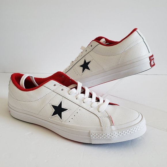 converse one star leather low top